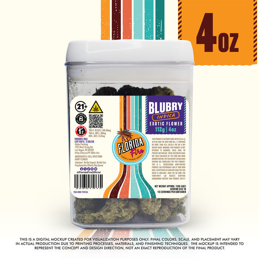 Florida Fire Flower Premium 4oz (Single)