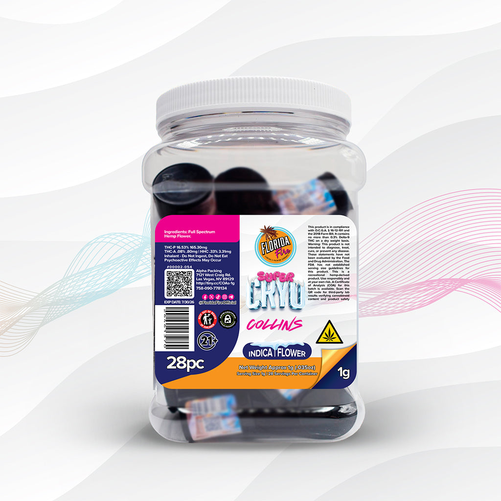 Florida Fire Flower Super CRYO 1g (28 in Jar)