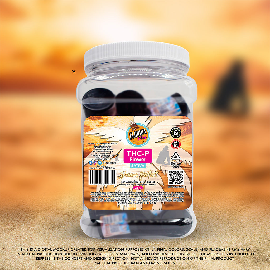 Florida Fire Flower THCP 1g (28 in Jar)