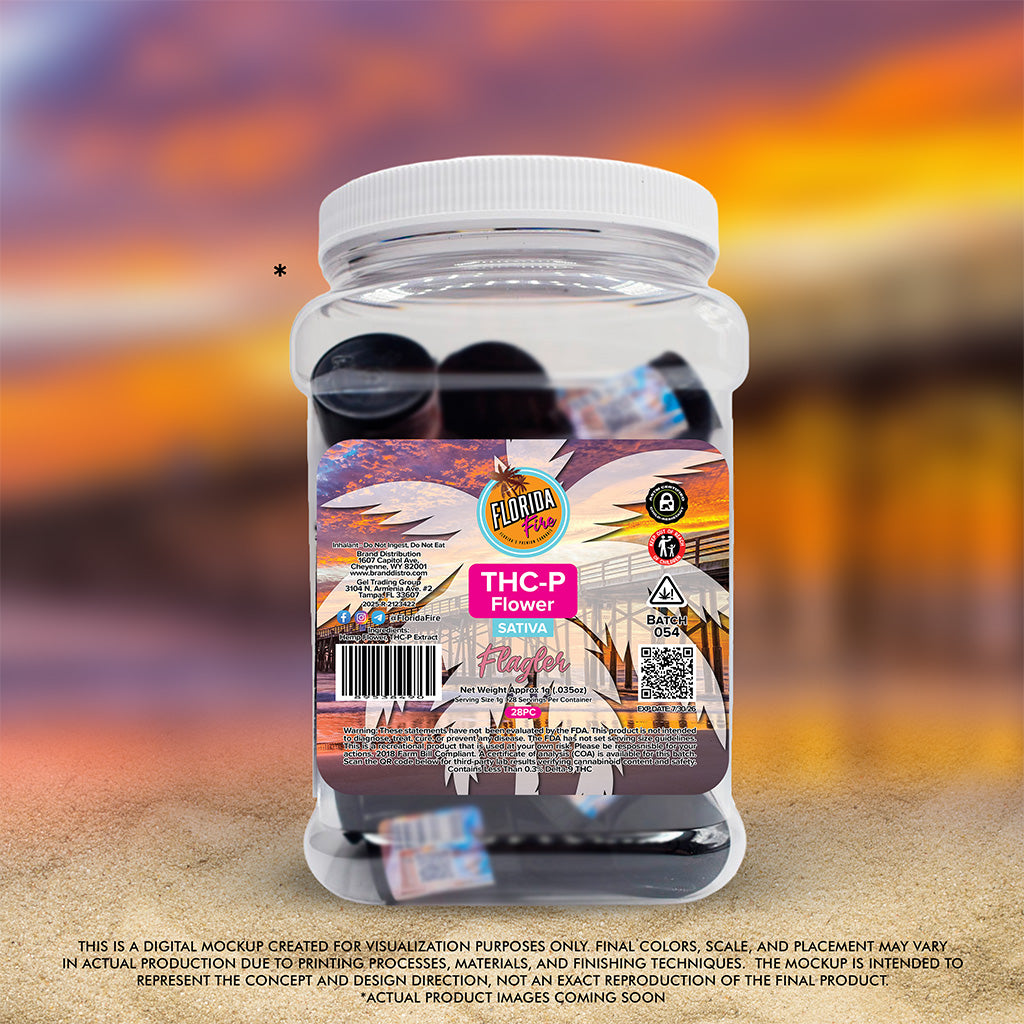 Florida Fire Flower THCP 1g (28 in Jar)