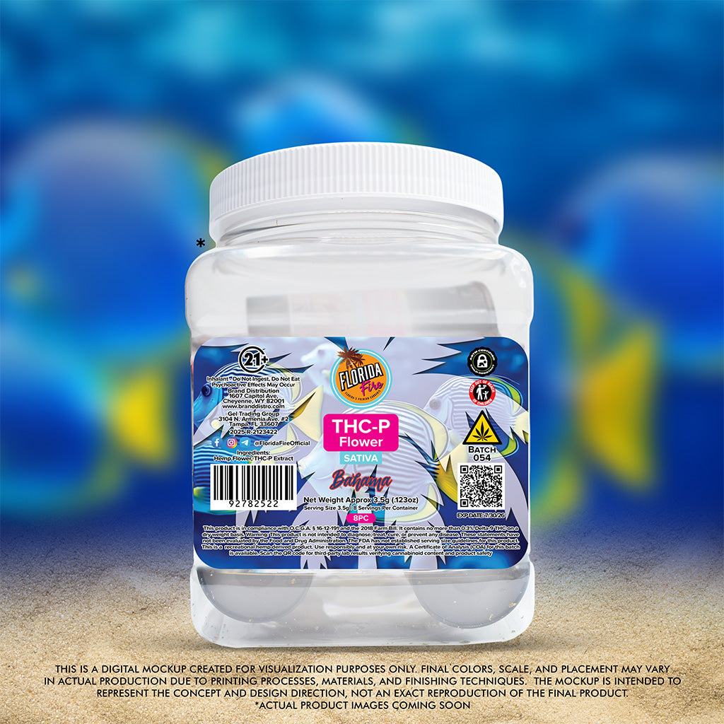 Florida Fire Flower THCP 3.5g (8 in Jar) [Case of 8]