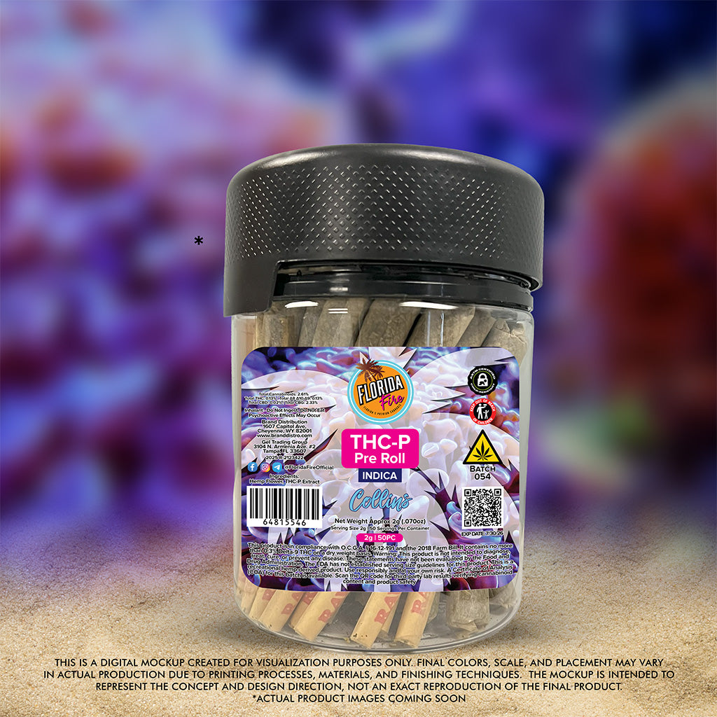 Florida Fire Preroll 2X 2g (50 in Jar)