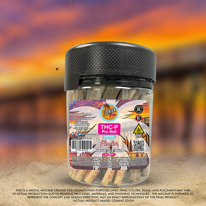 Florida Fire Preroll 2X 2g (50 in Jar) [Case of 10]