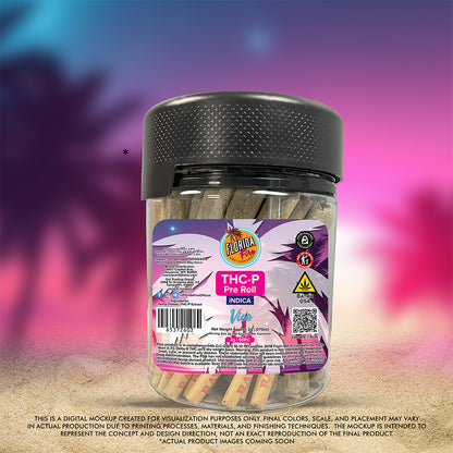 Florida Fire Preroll 2X 2g (50 in Jar) [Case of 10]