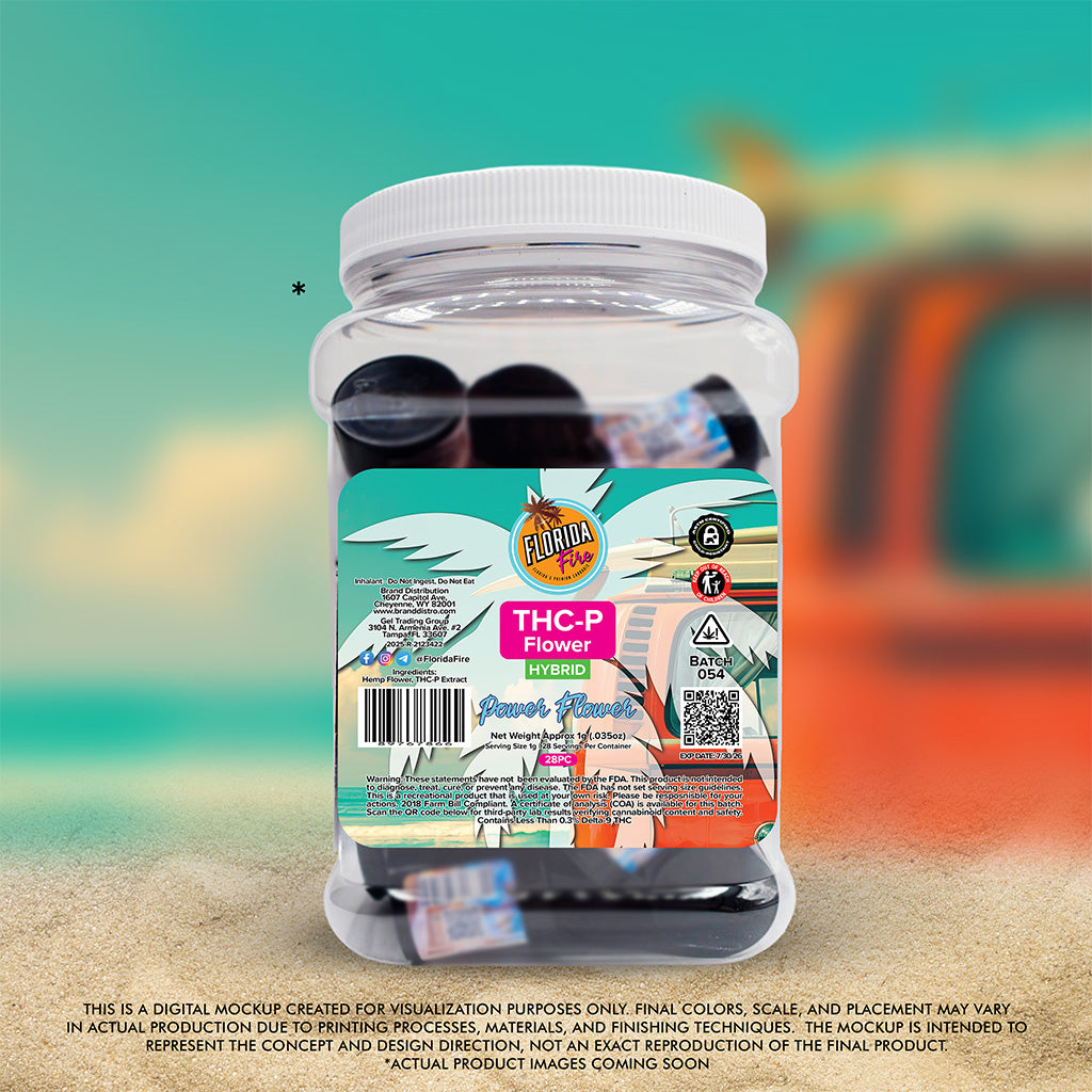 Florida Fire Flower THCP 1g (28 in Jar)