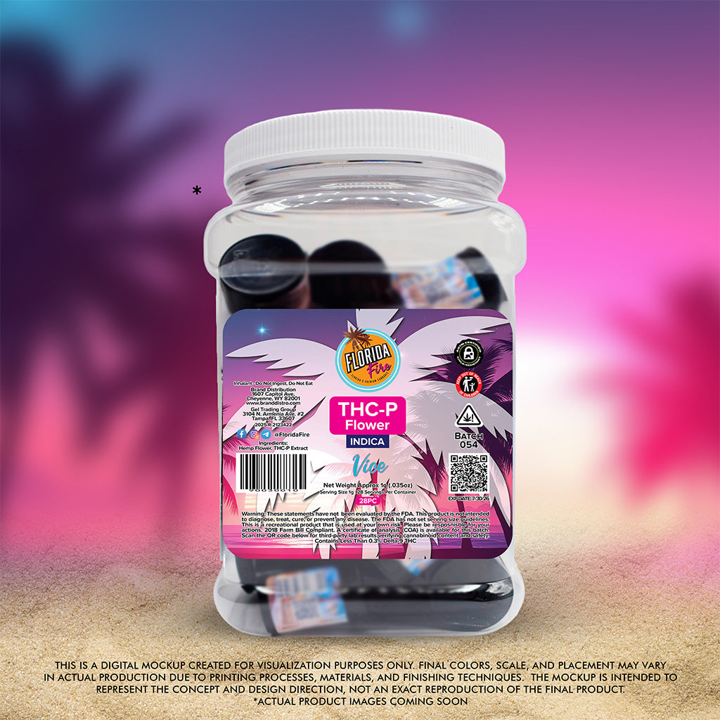 Florida Fire Flower THCP 1g (28 in Jar)